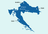 map of Croatia