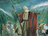 Moses parting the Red Sea