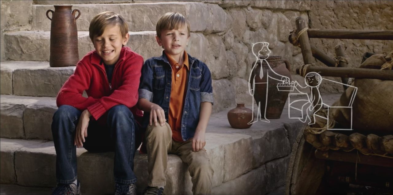 Children explain the Last Supper and the first Sacrament in the Bible