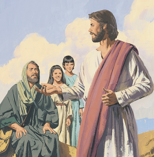 Jesus teaching disciples