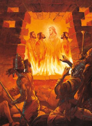 Three Men in the Fiery Furnace (Shadrach, Meshach, and Abednego in the Fiery Furnace)