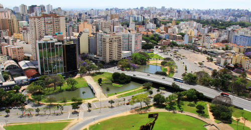 Downtown district, Porto Alegre.