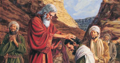 Moses Ordaining Joshua