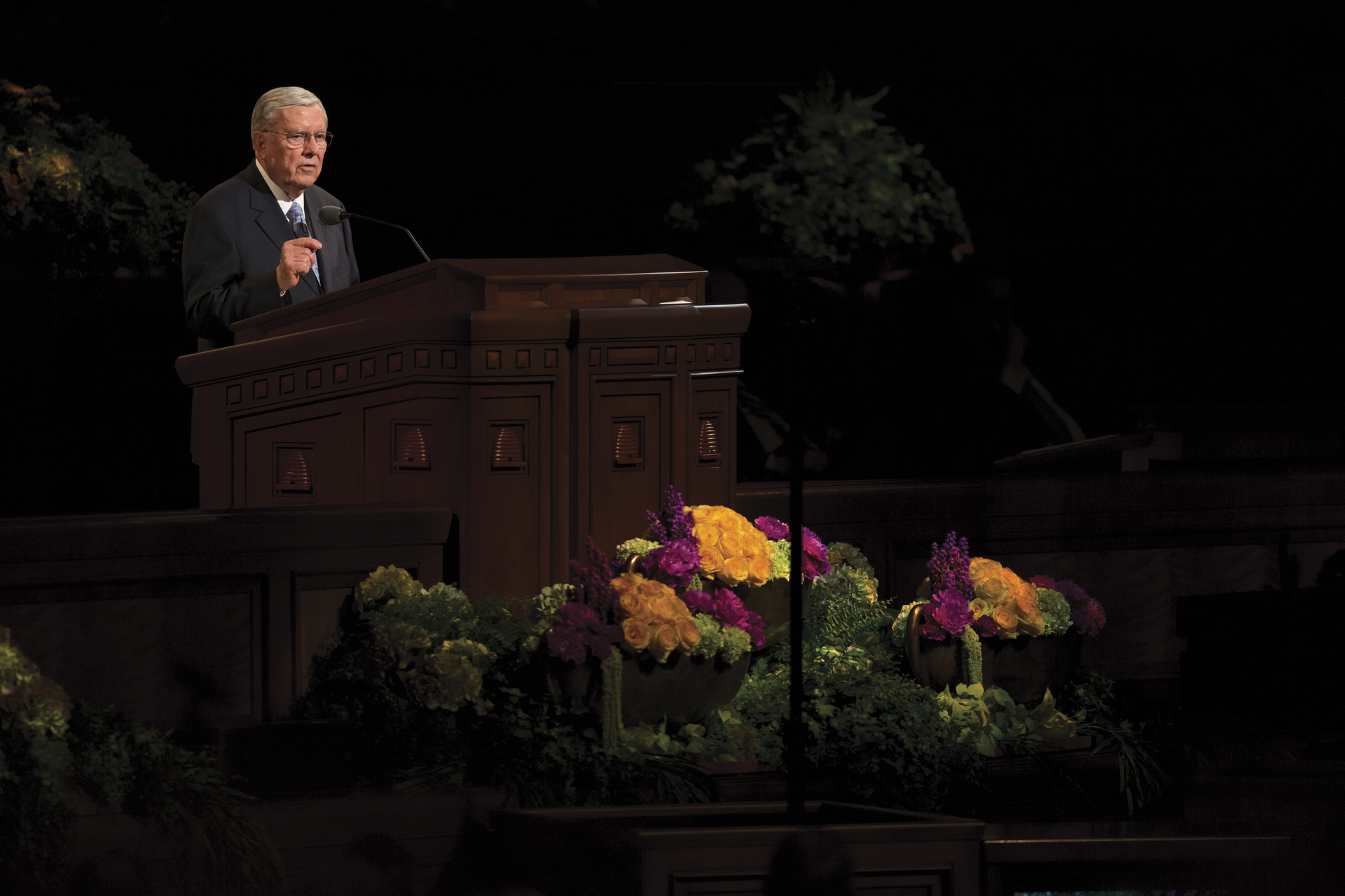 Men at the Priesthood Session