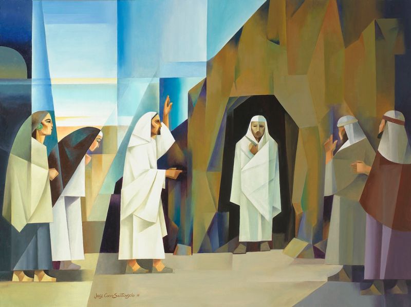 Jesús resucita a Lázaro