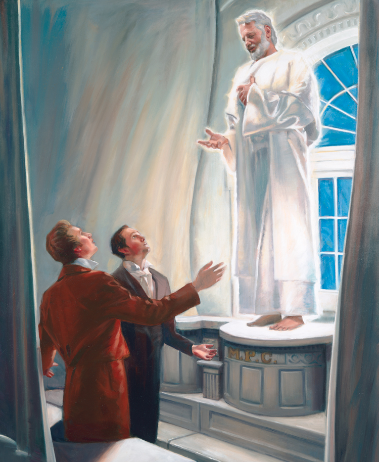 Elijah appearing in the Kirtland Temple