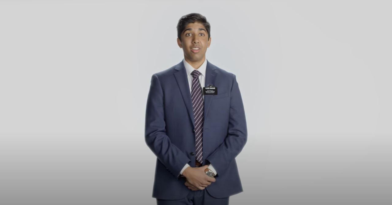 Elder Bukhari in the Meet Elder Bukhari video