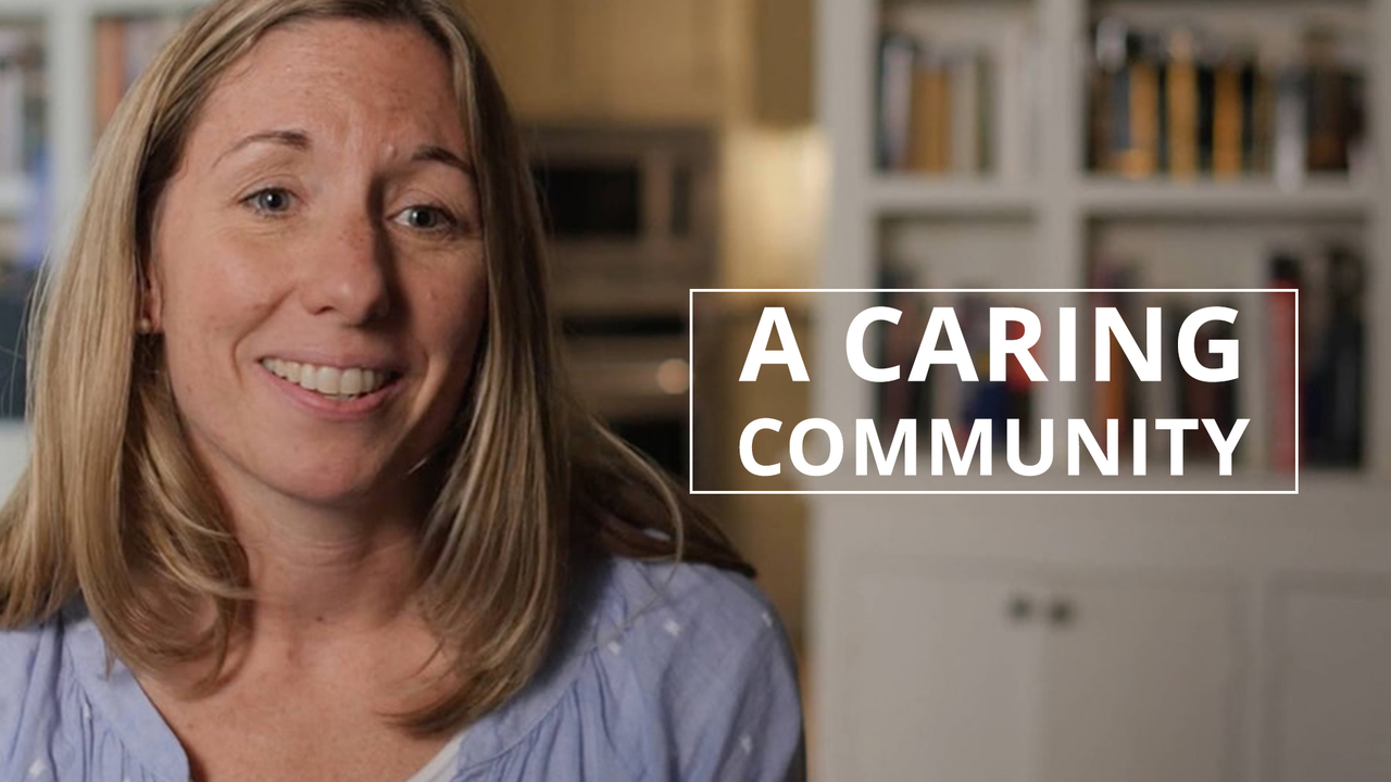Elizabeth explains how church community has blessed her life