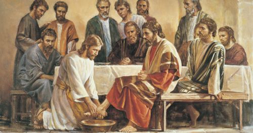 Jesus Washing the Feet of the Apostles