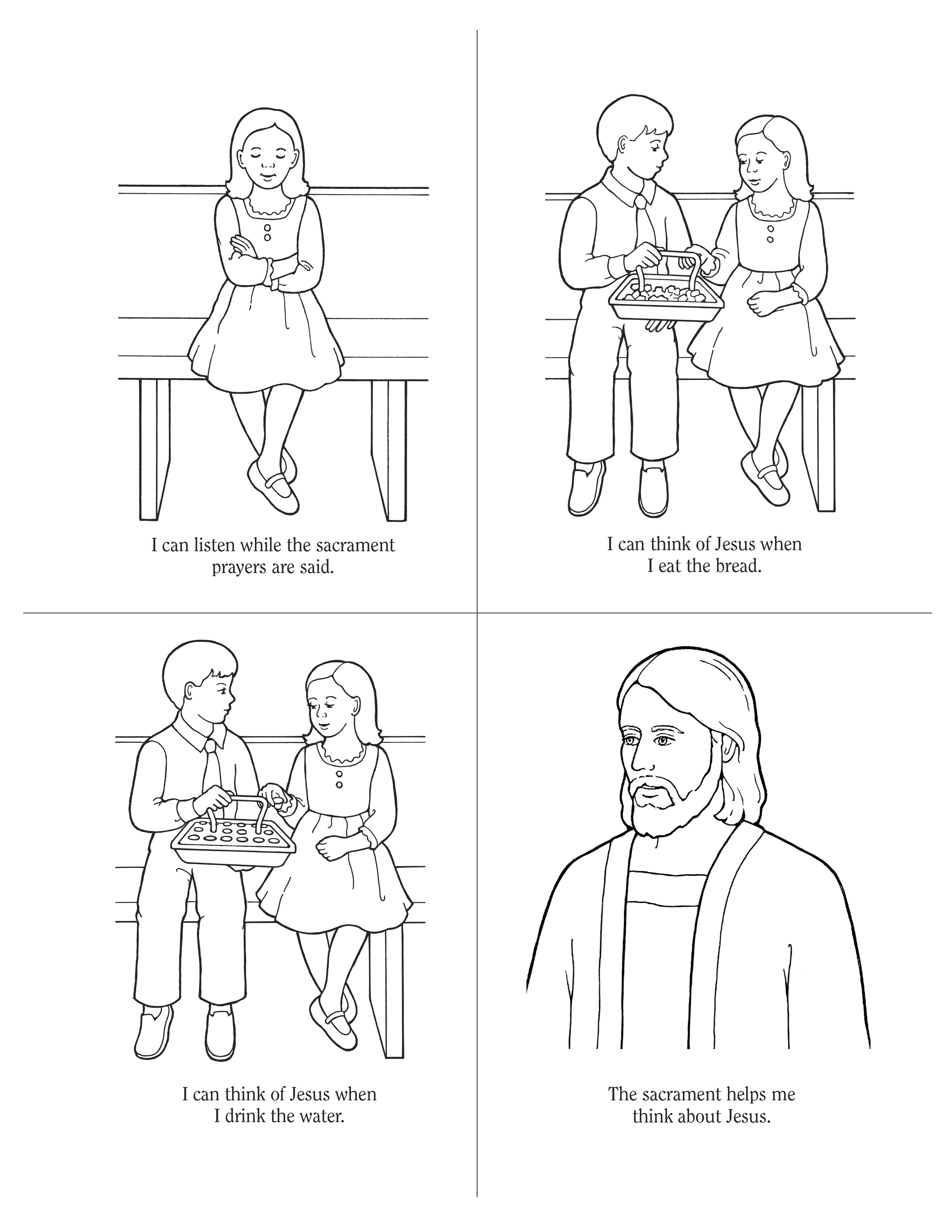 Nursery Manual Page 115: The Sacrament Helps Me Think about Jesus Christ
