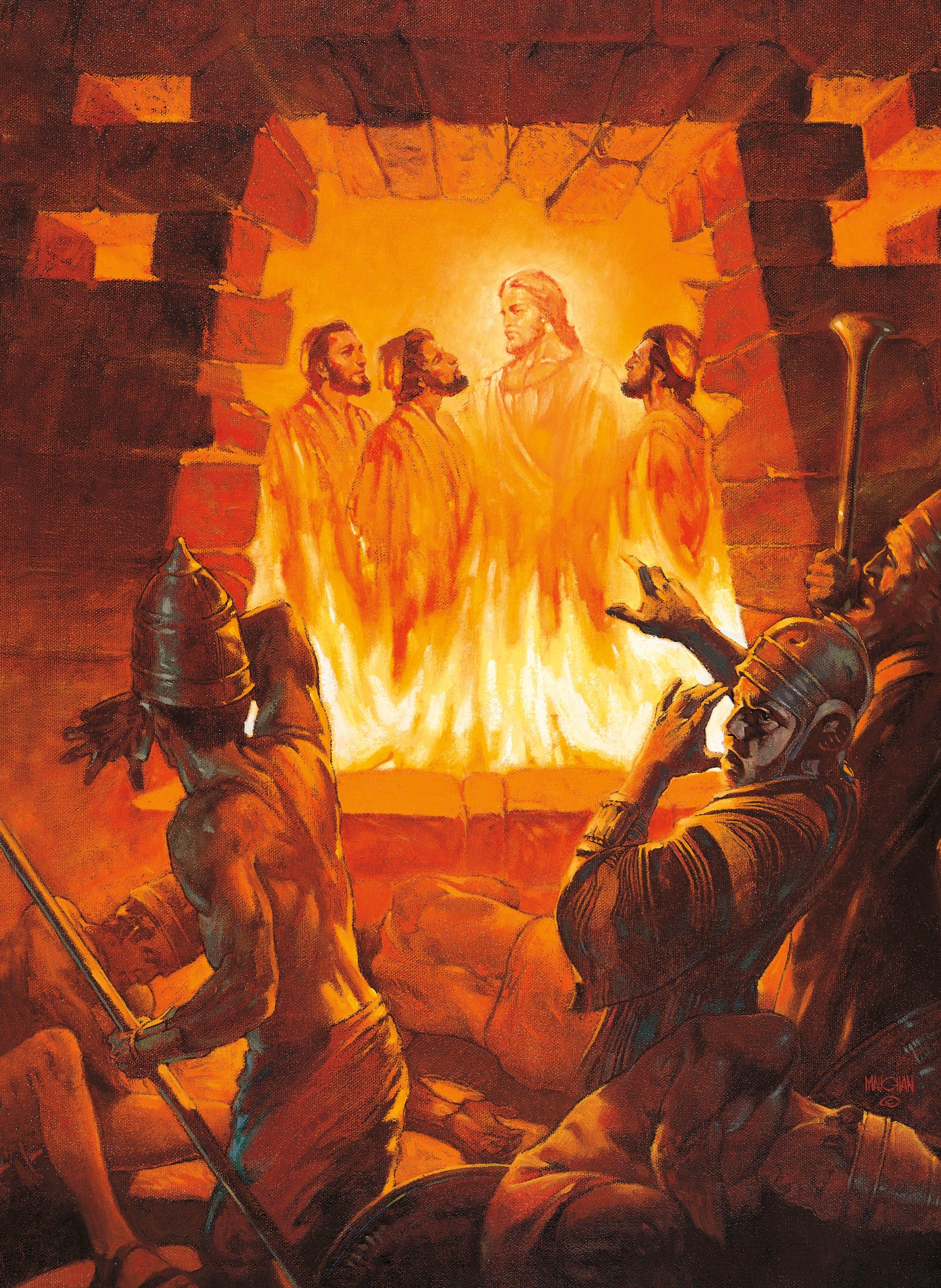 Three Men in the Fiery Furnace (Shadrach, Meshach, and Abednego in the
