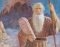 Moses with stone tablets