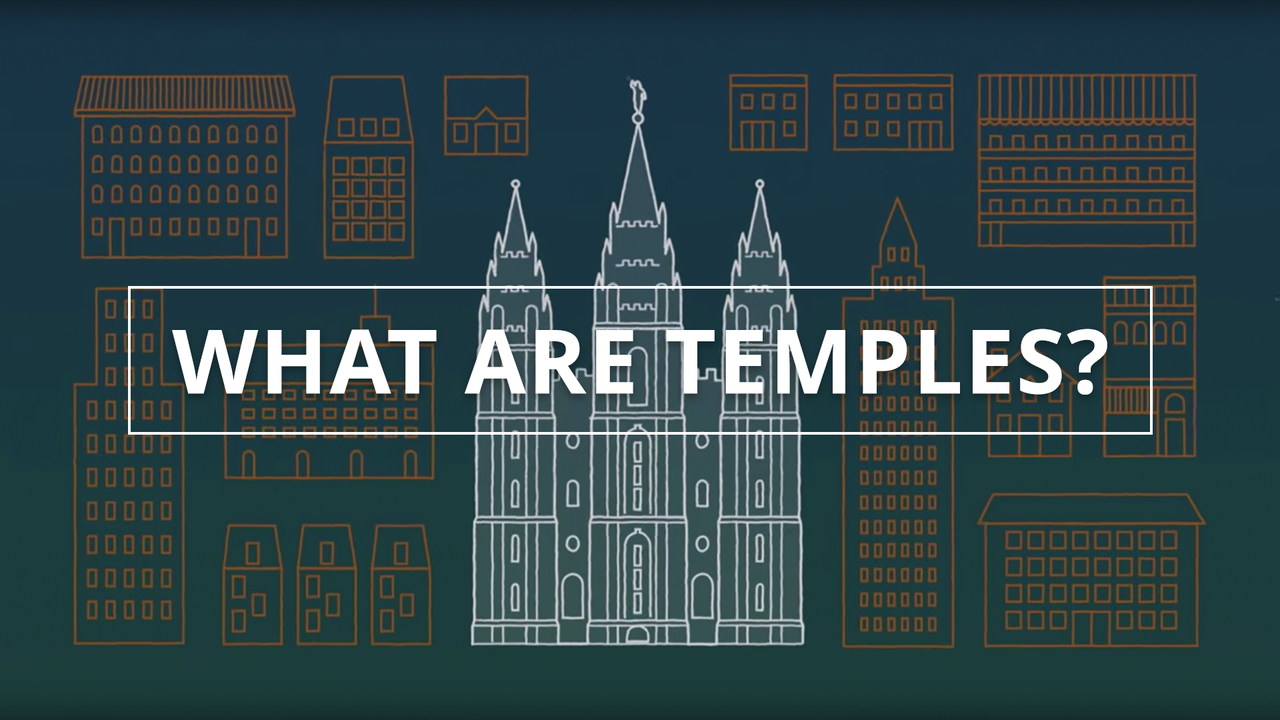 The Salt Lake Temple in the video What Are Temples