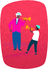Playing a trumpet
