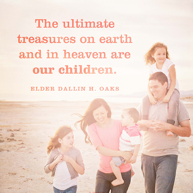 The Apostle Dallin H. Oaks shares a quote about families