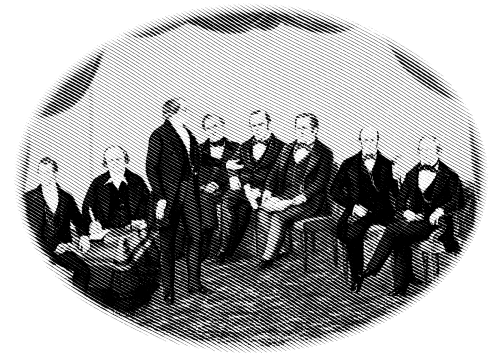 Joseph Smith with Church Leaders in Nauvoo