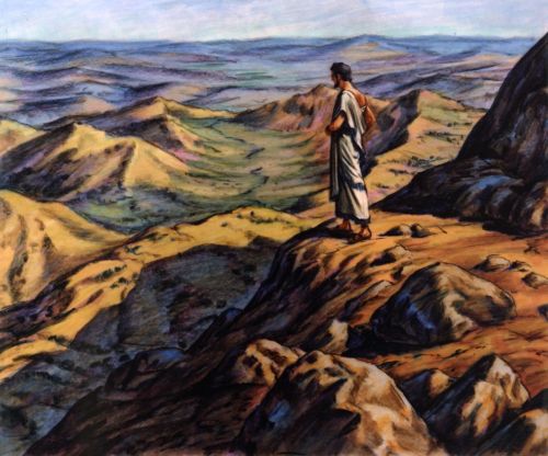 Abraham overlooking promised land