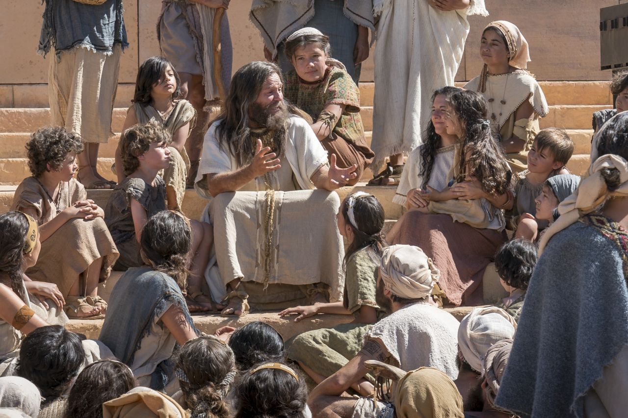 Jacob teaching the Nephites