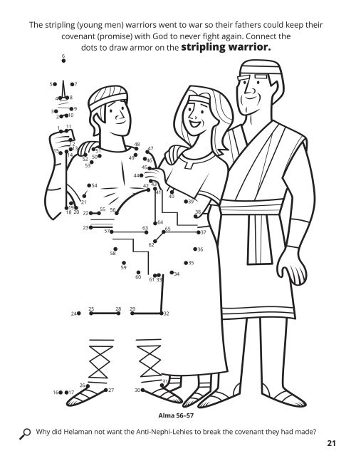 Scripture Stories Coloring Book Book Of Mormon