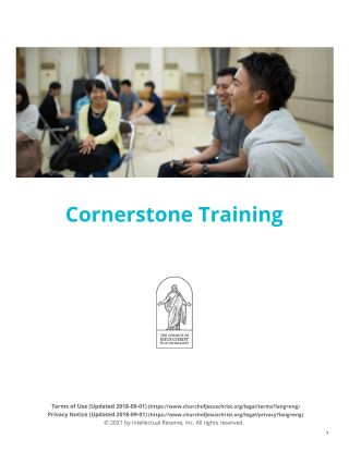 Cornerstone Training