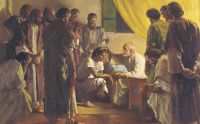 Jacob blessing Joseph