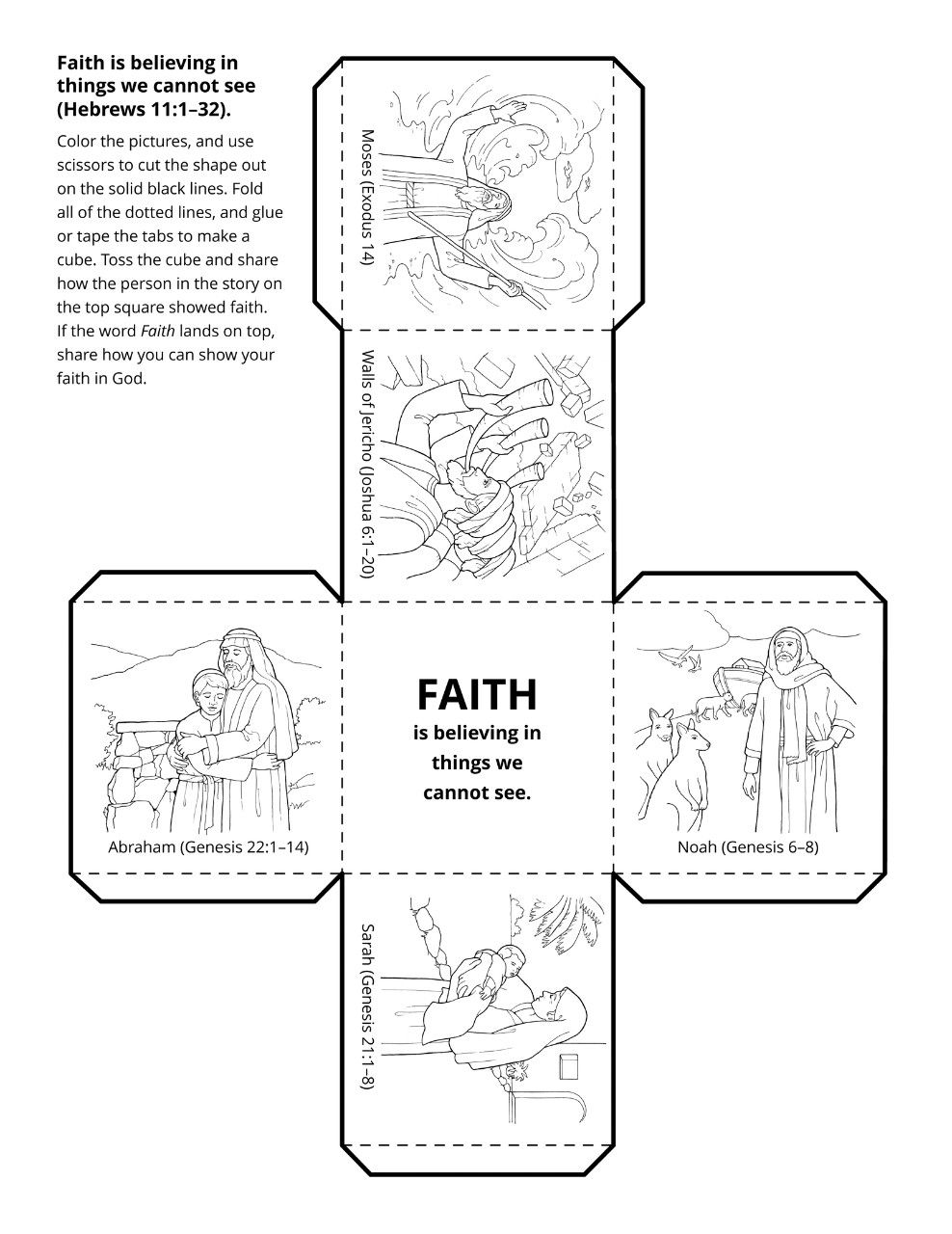 Faith Activity Sheet