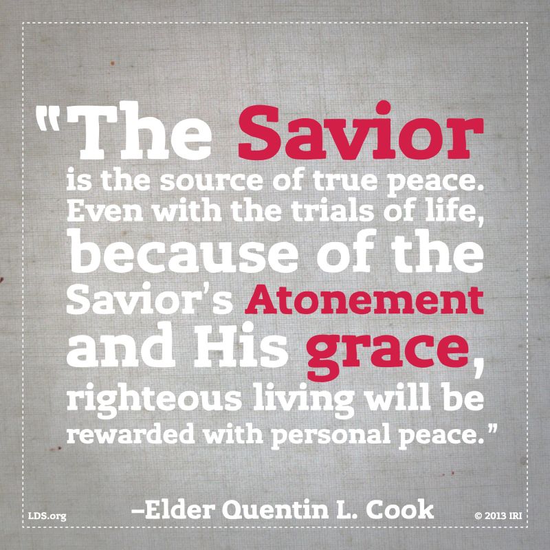 Lds Quotes On Trials Personal Peace