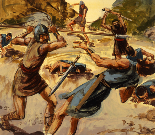 men fighting