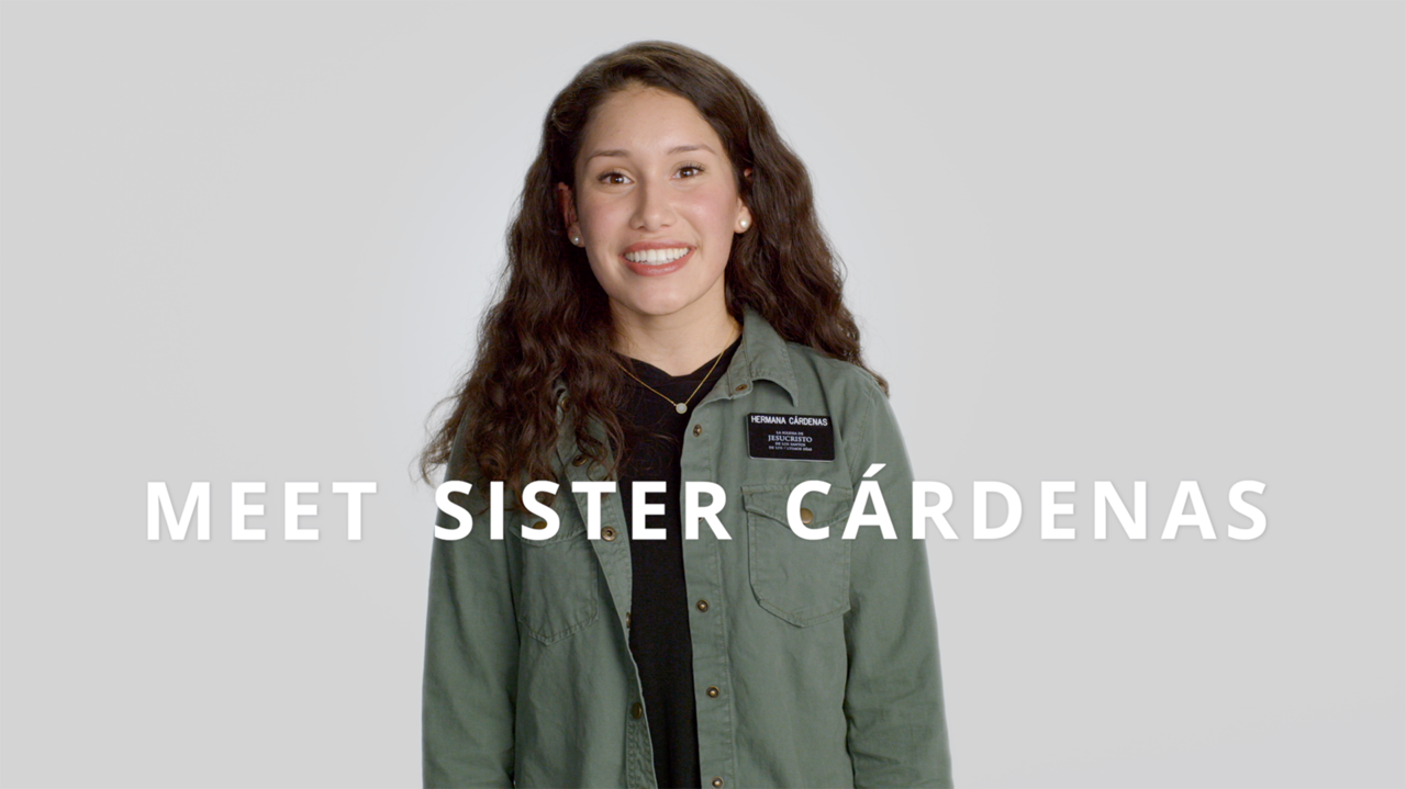 Sister Cardenas in the Meet Sister Cardenas video
