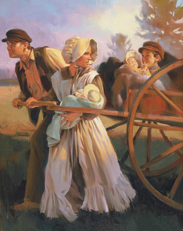 Handcart Pioneer Women