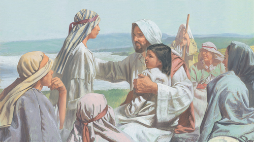 Jesus blessing children