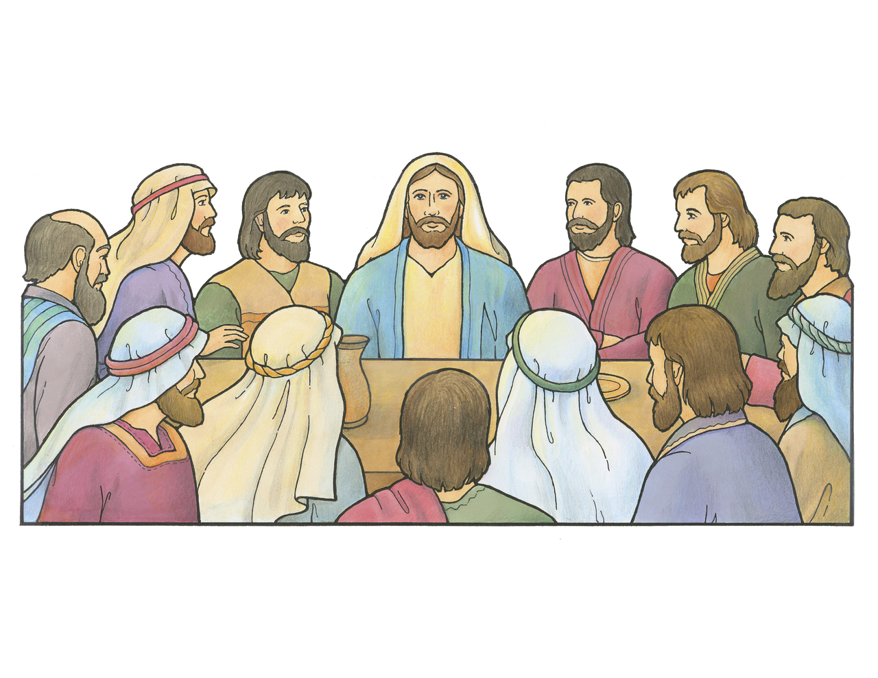 the last supper figures