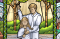 Stain Glass Art of The Church - Baptism