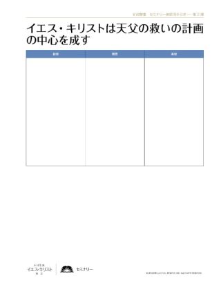 第2課 救いの計画