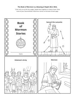 Book of Mormon Activity Pages