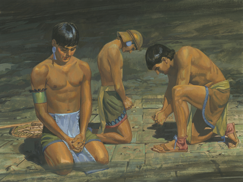 Lamanites praying
