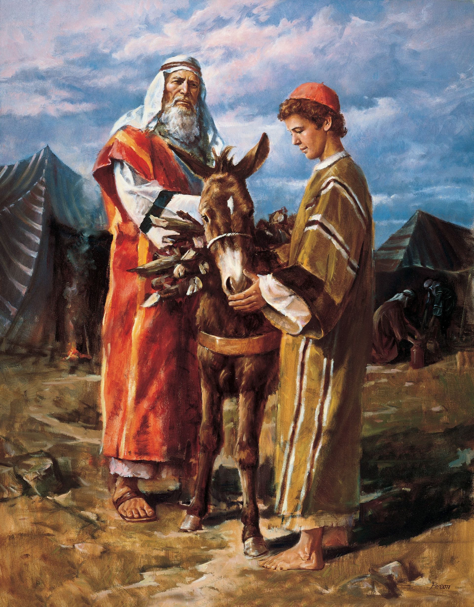 Abraham Taking Isaac To Be Sacrificed