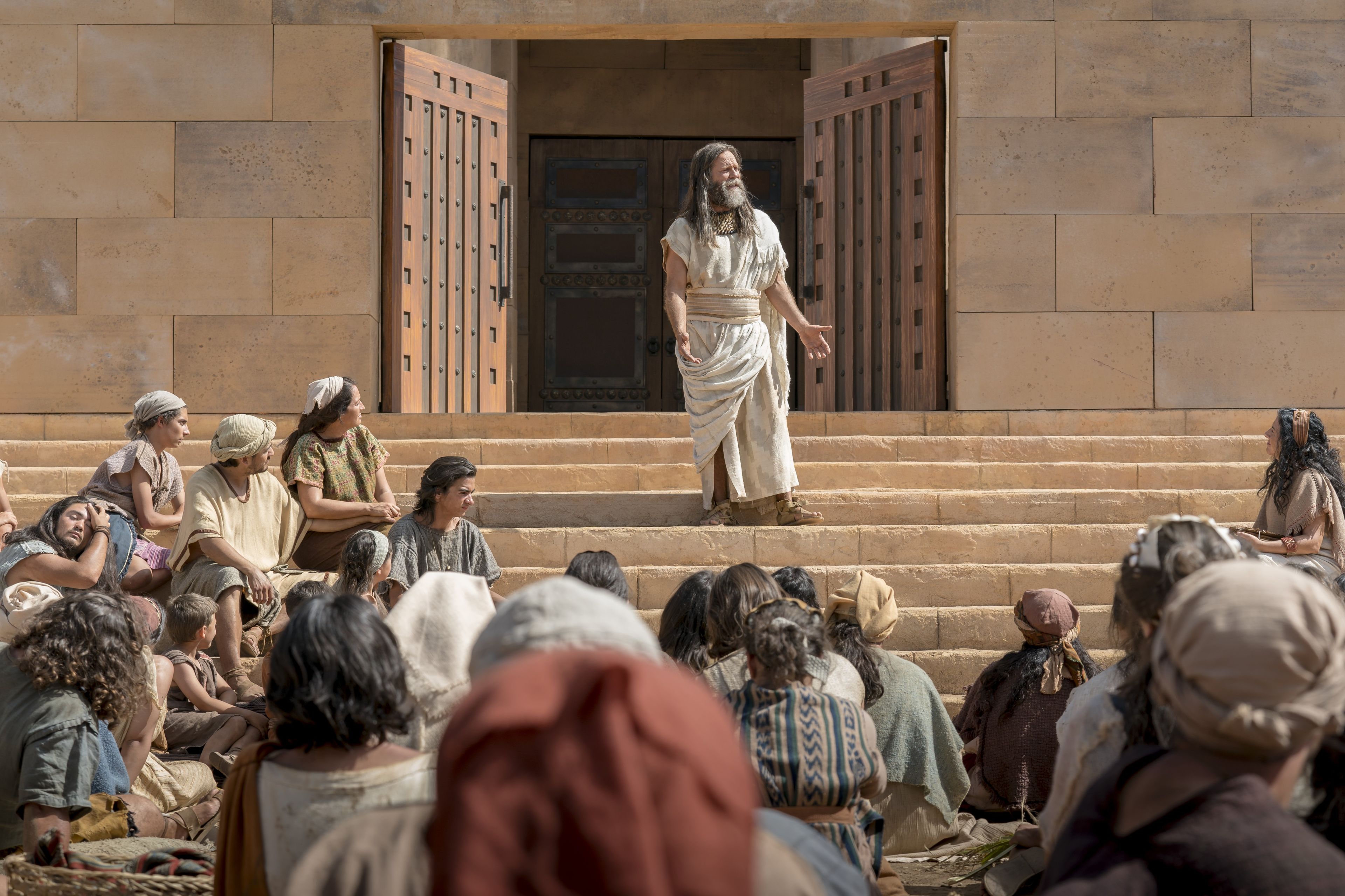 Jacob teaching the Nephites