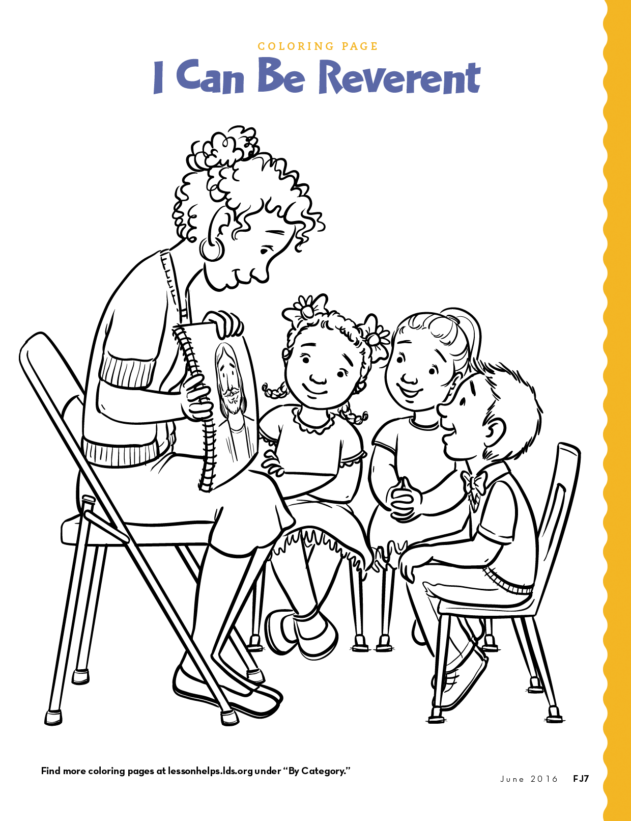 LDS Friend Coloring Pages