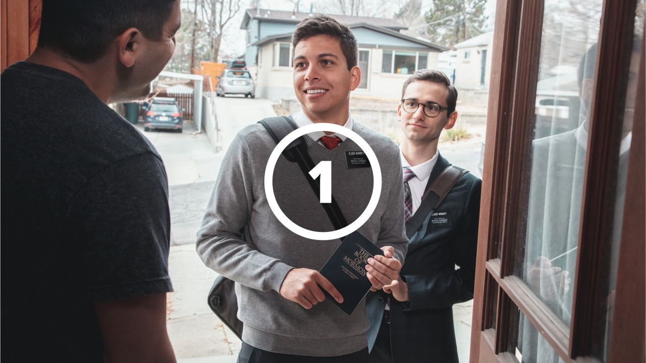 Unos misioneros acudiendo a tu casa de visita
