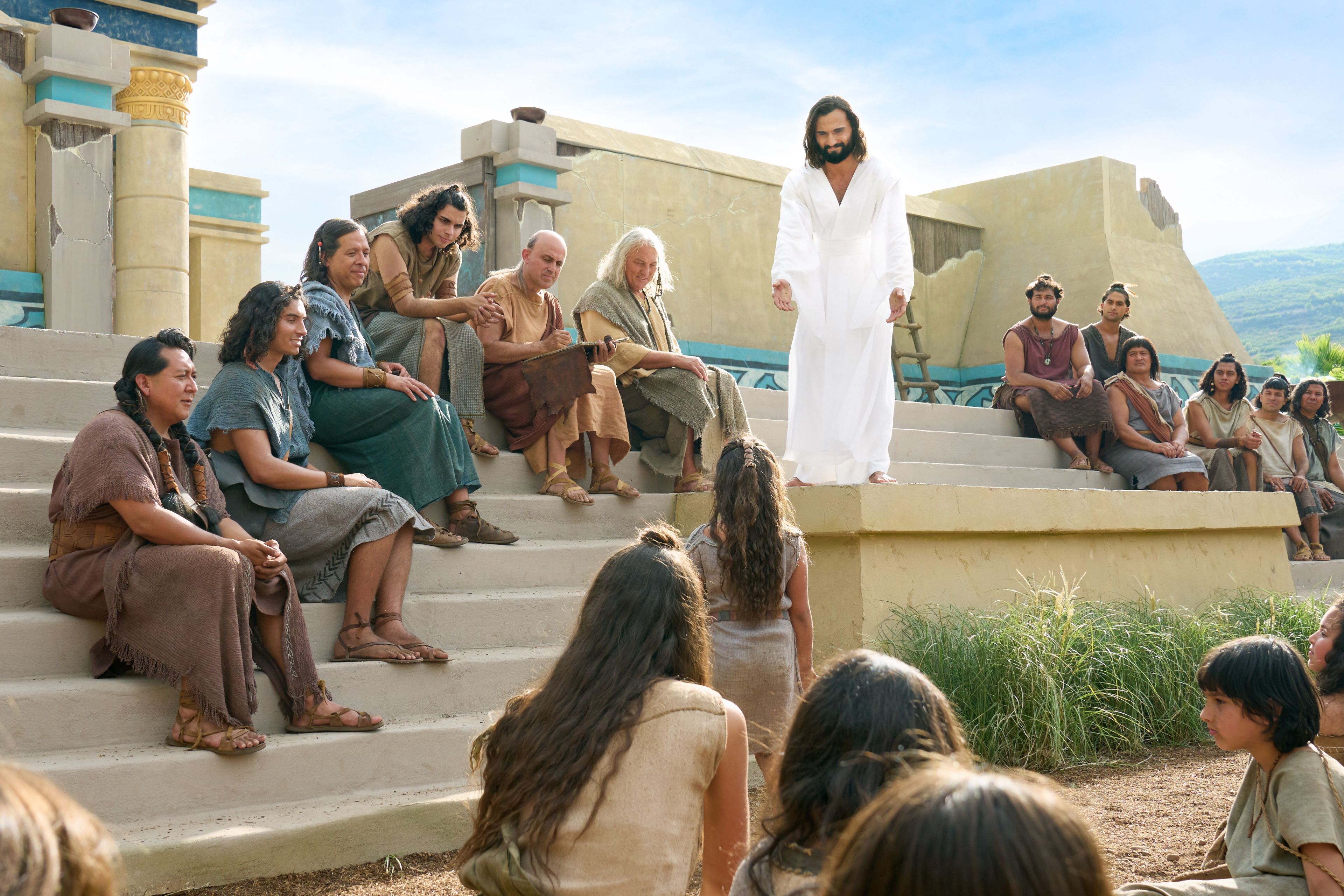 Jesus Christ Visits and Ministers to the People in the Americas