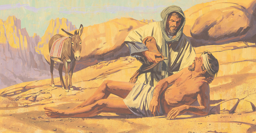man helping injured man