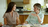 two women studying at table