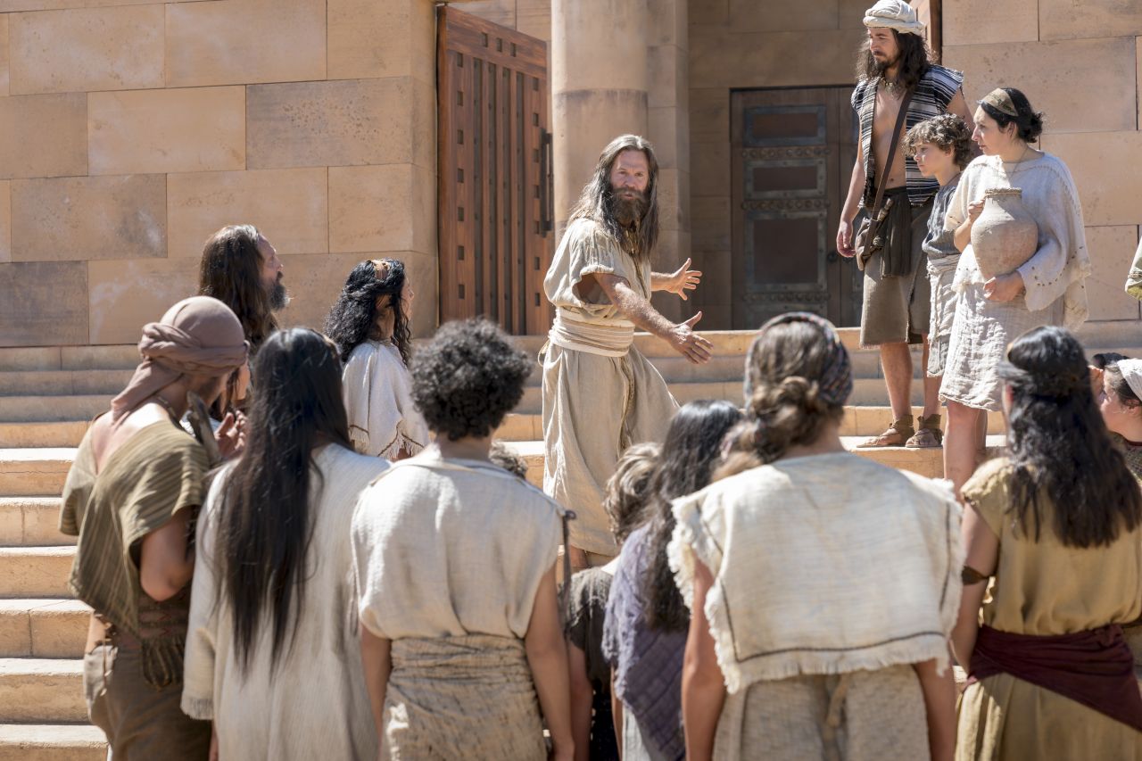 Jacob teaching the Nephites