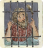 Paul looking at a bird from behind prison bars