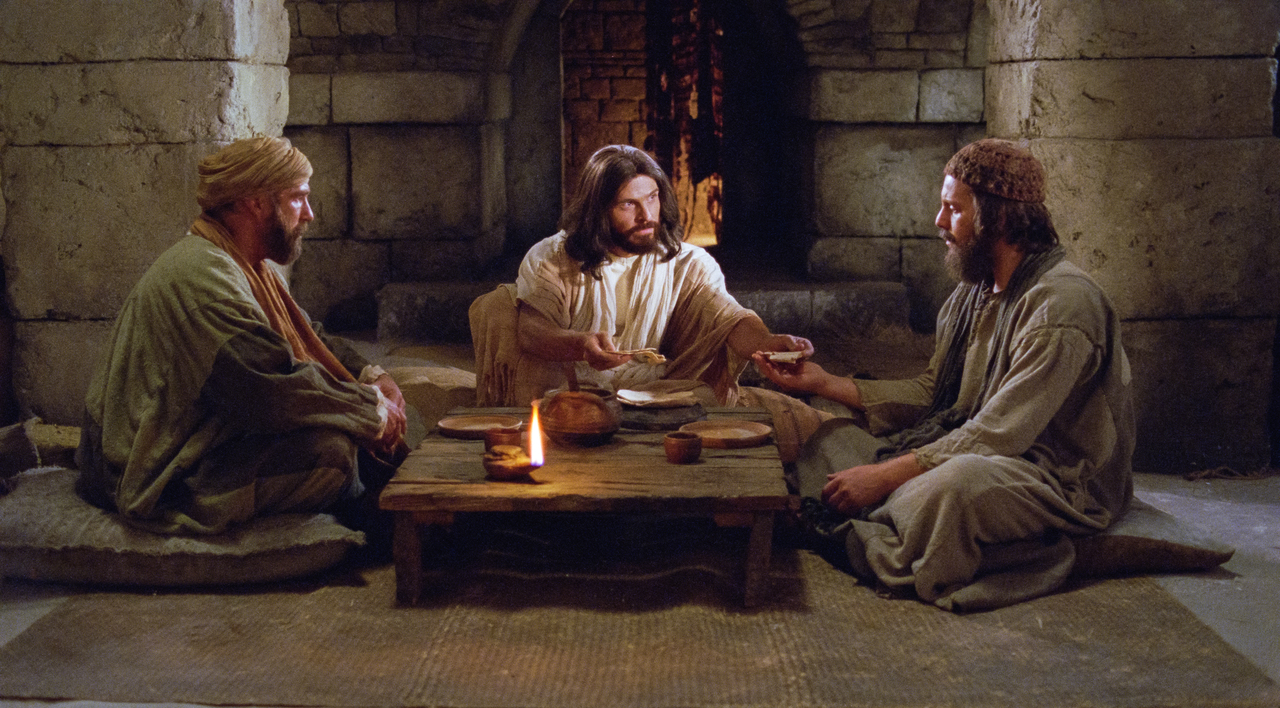 Christ Communes With Two Disciples