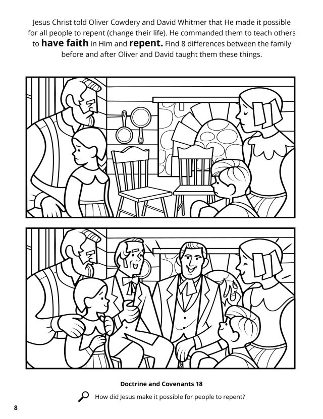 Doctrine and Covenants Coloring Book