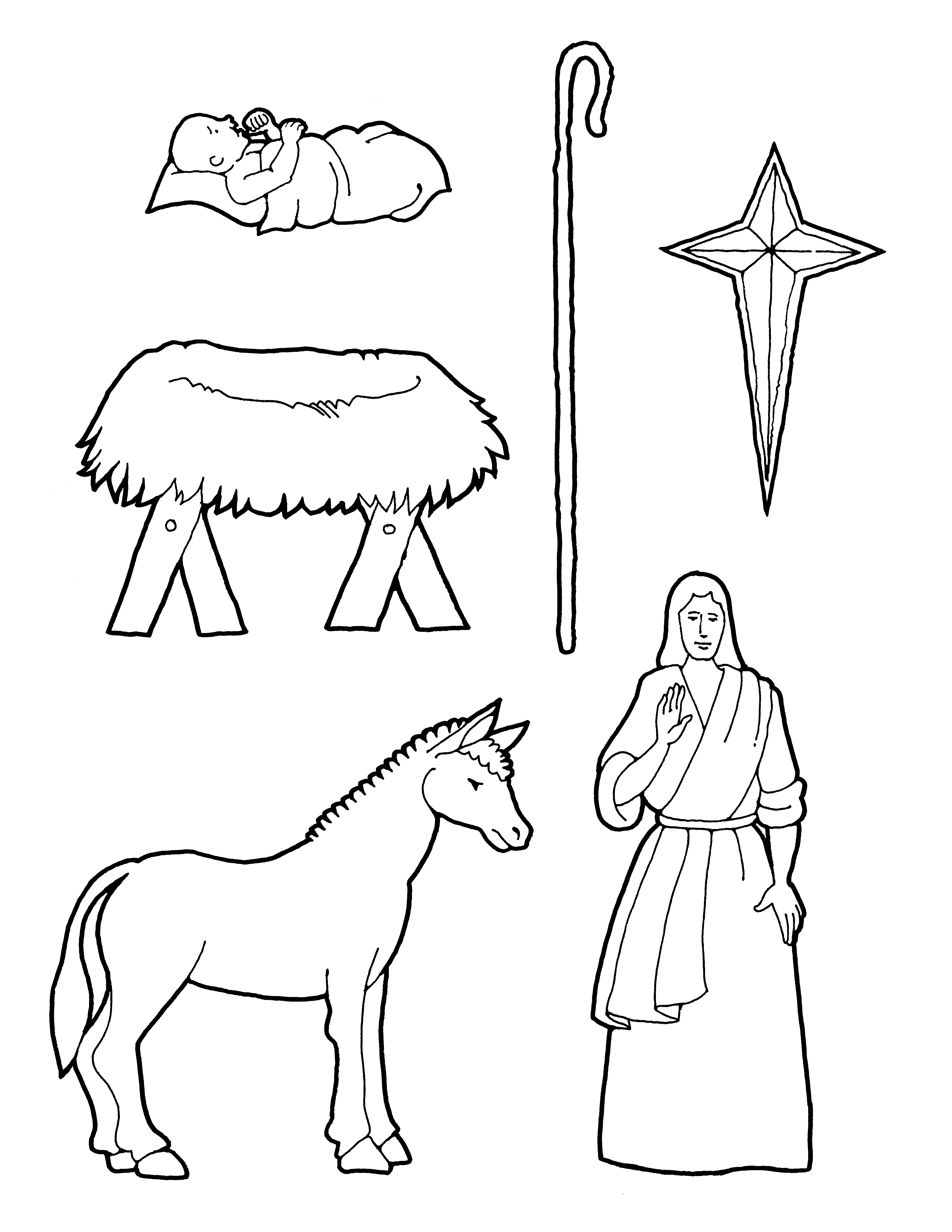 Printable Nativity Figures Printable Nativity Figures