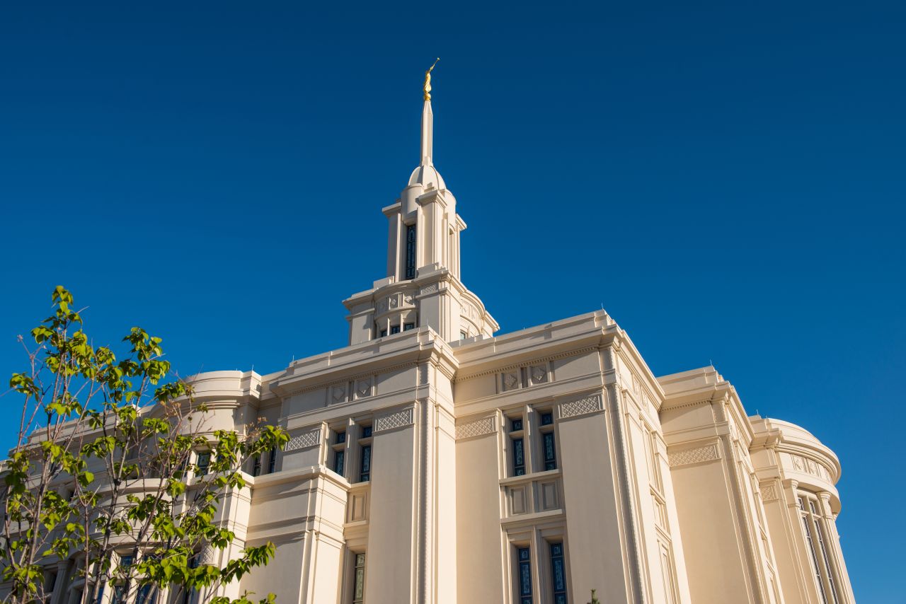 Payson Utah Temple During The Day