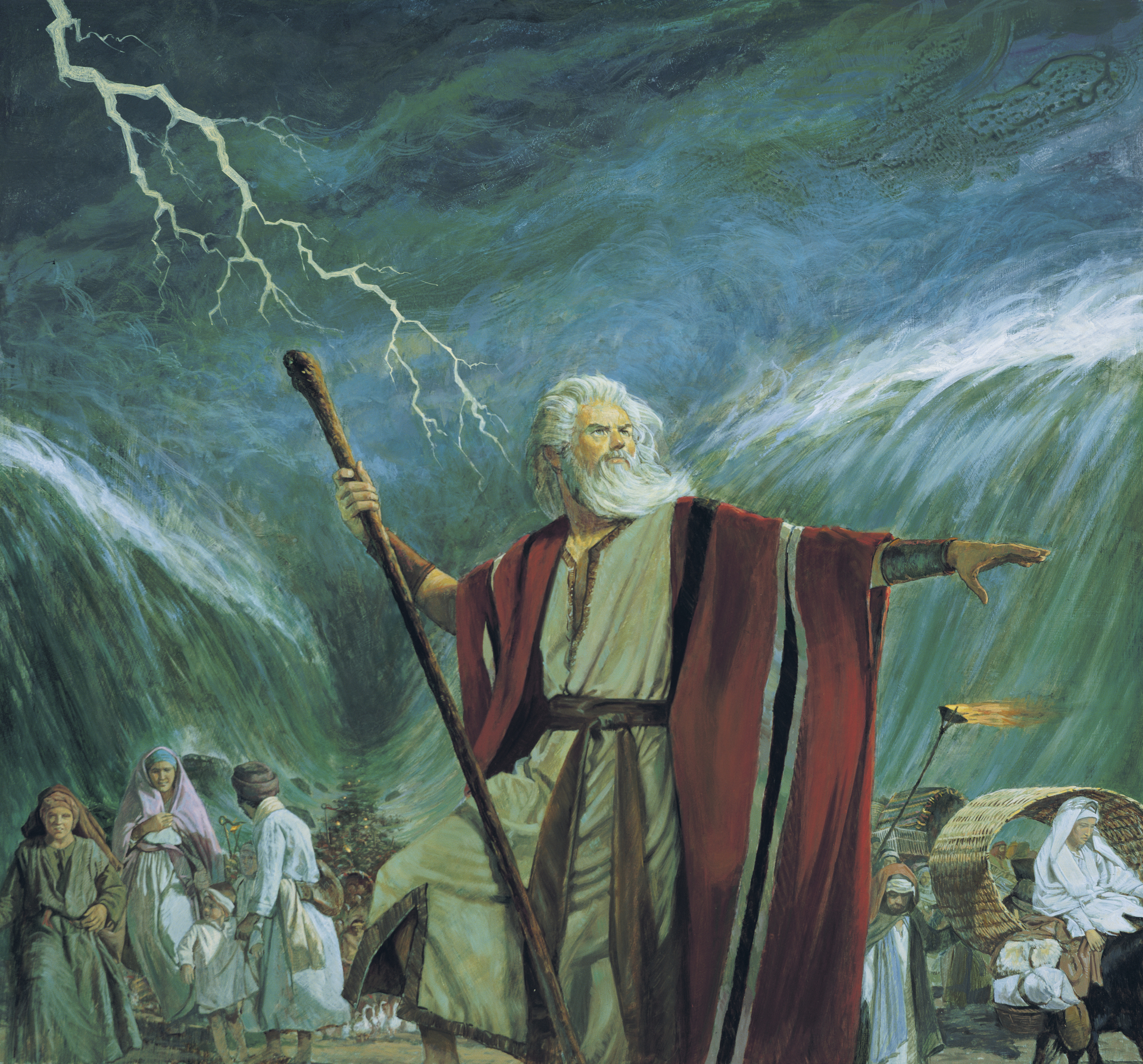 Moses Parting the Red Sea